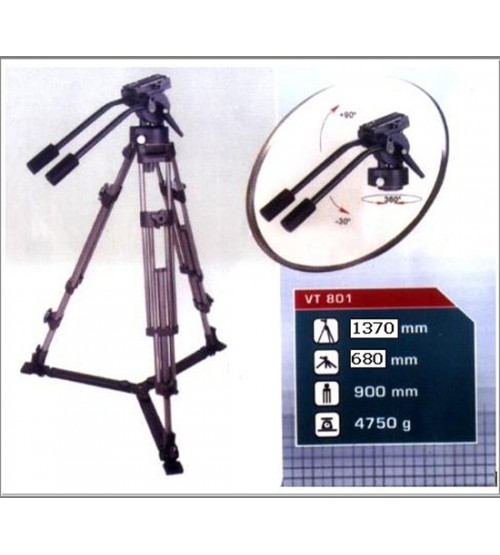 Excell Professional Video Tripod VT-801